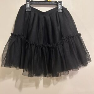 Old Navy Black Tulle Skater Skirt